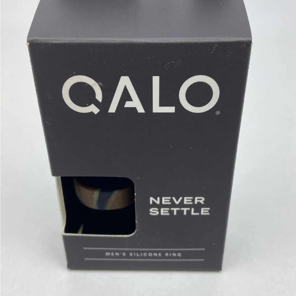 Qalo “Camo” Silicone Men's Ring Wedding Band Size 12 MEN’S BAND RING -NEW IN BOX